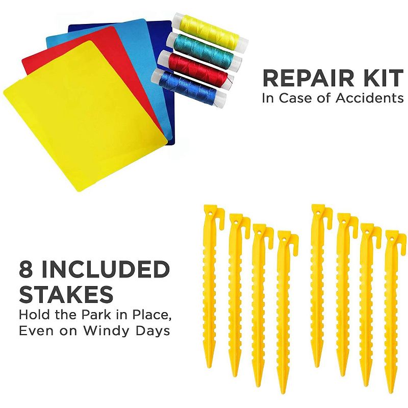 HearthSong Strike Zone 18'L Bowling Water Slide with Two Speed Boards for Outdoor Active Play