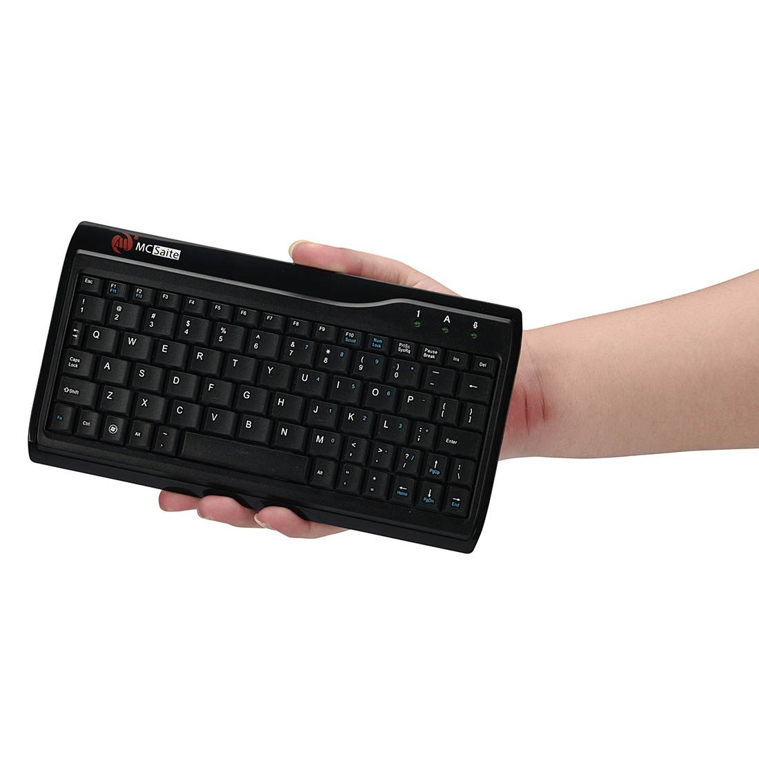 MC Saite MC-8017 Wired 78 Keys Mini Multimedia Computer Keyboard(Black)