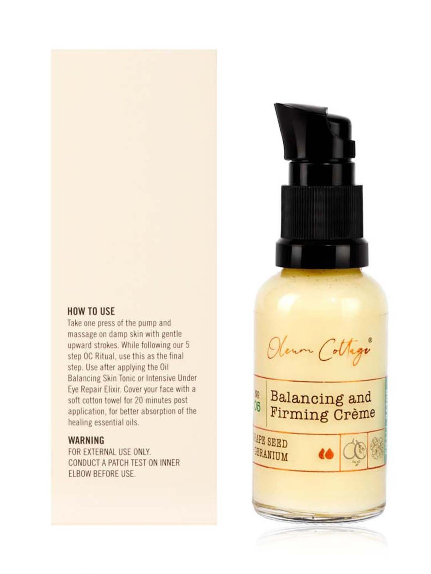 Oleum Cottage Balancing and Firming Creme - 30 ml