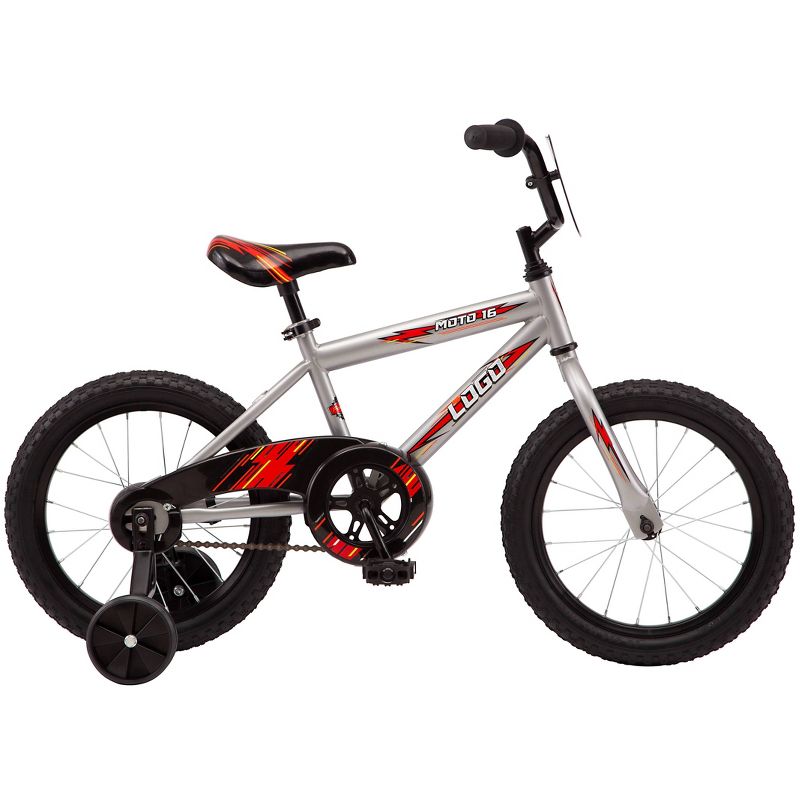 Pacific 16" Logo Kids' Bike - Red/Gray