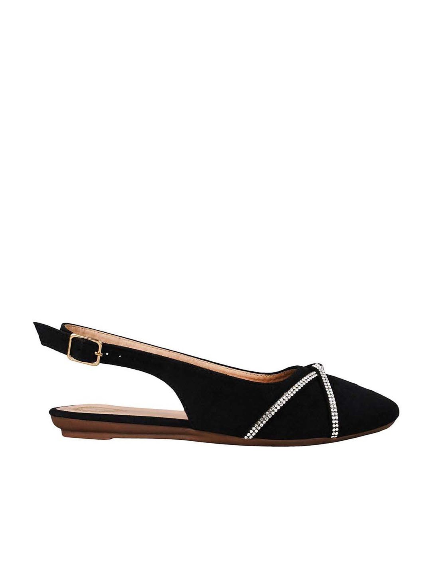 Shoetopia Kids Black Flat Ballets