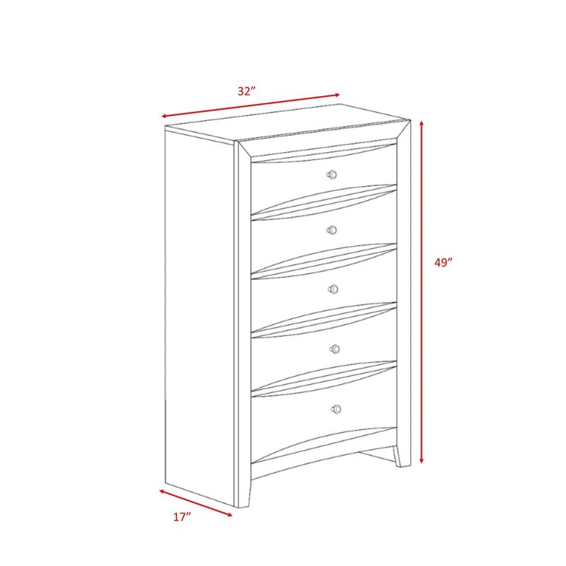 4pc Twin Radiance Platform Bed Bundle Natural Maple/White - Nexera - Nexera