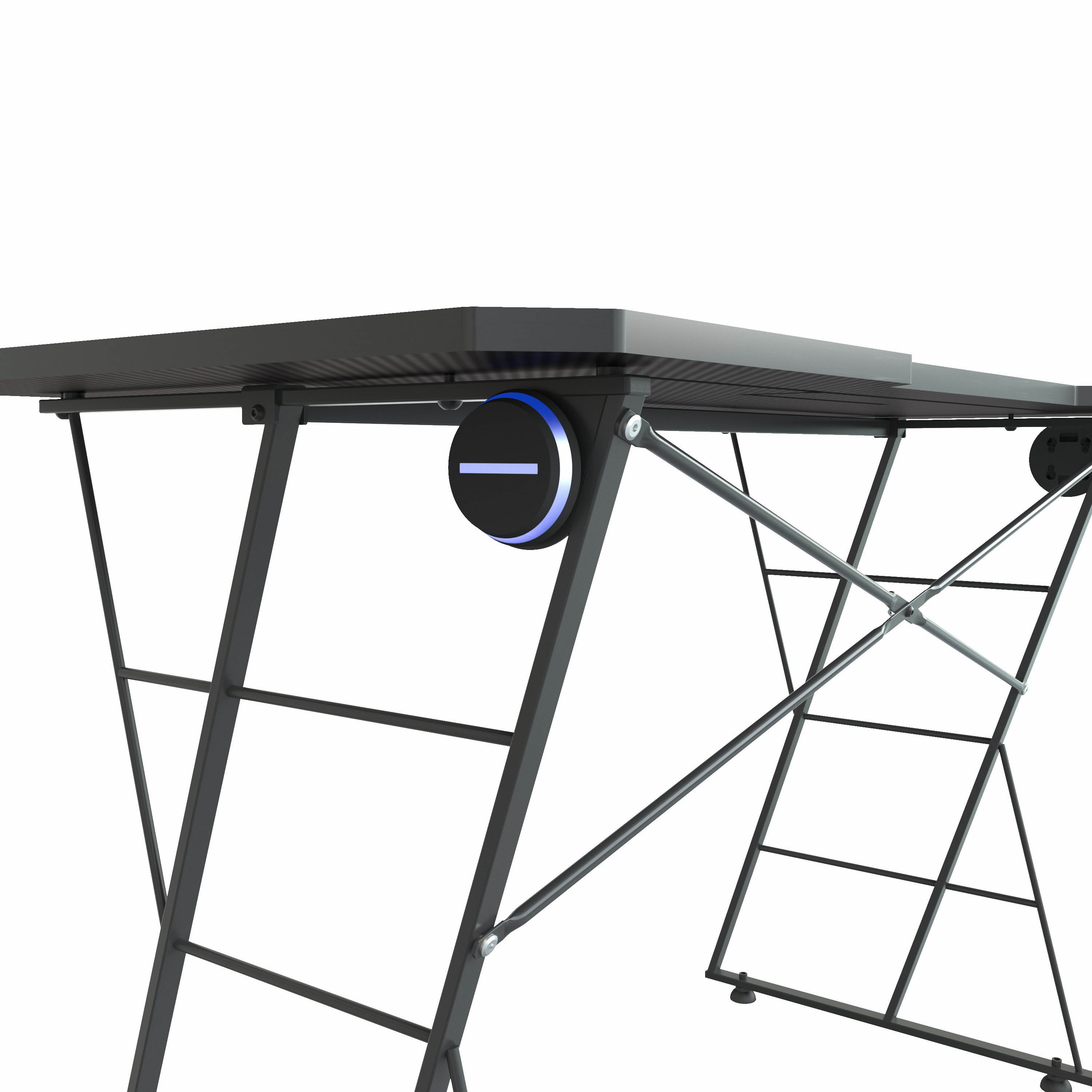 48 Inch Gaming Desk PC Computer Desk Home Office Table with Cup Holder Home Office Computer Desk Workstation Black