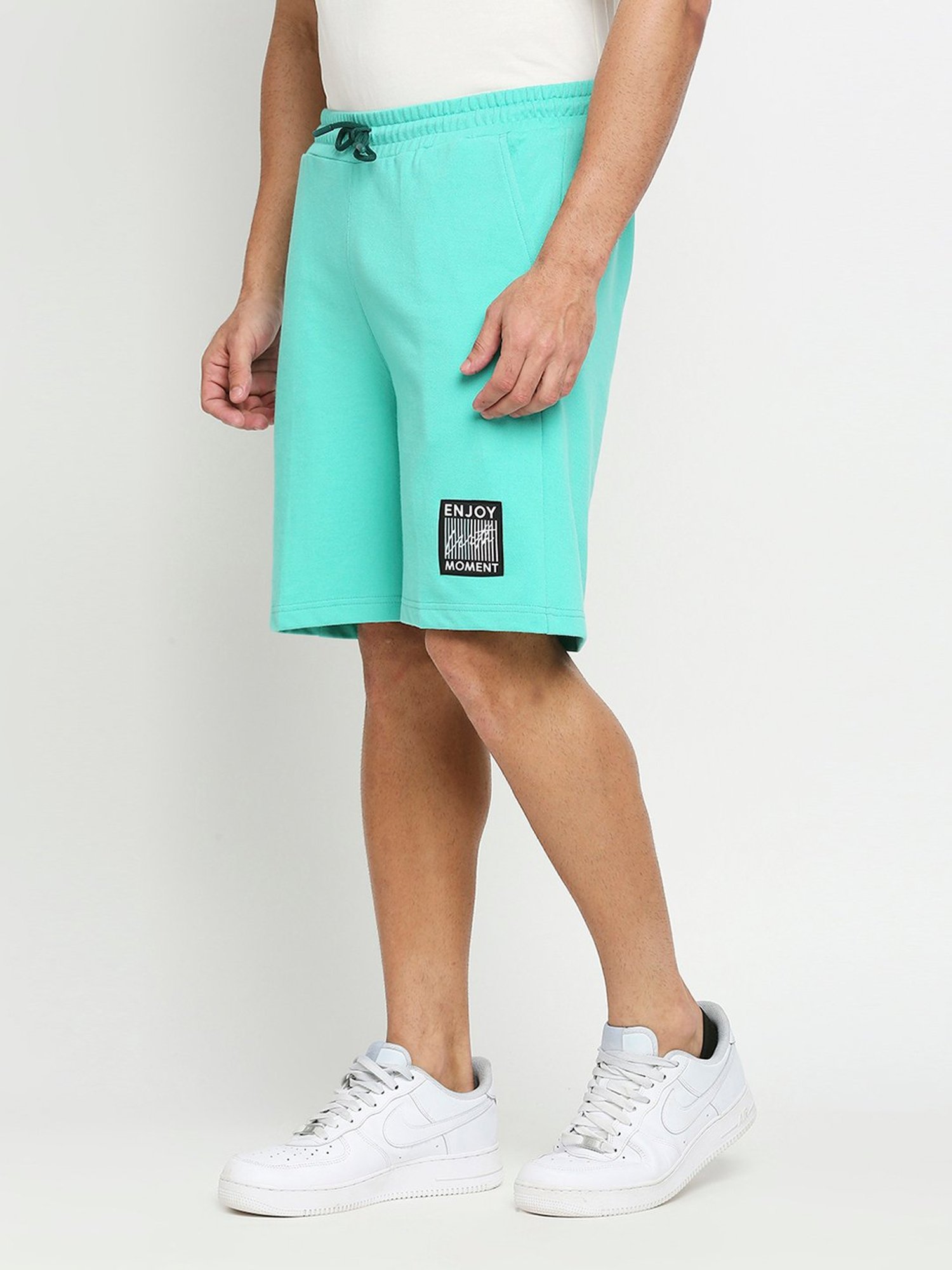 Fitz Turquoise Slim Fit Shorts