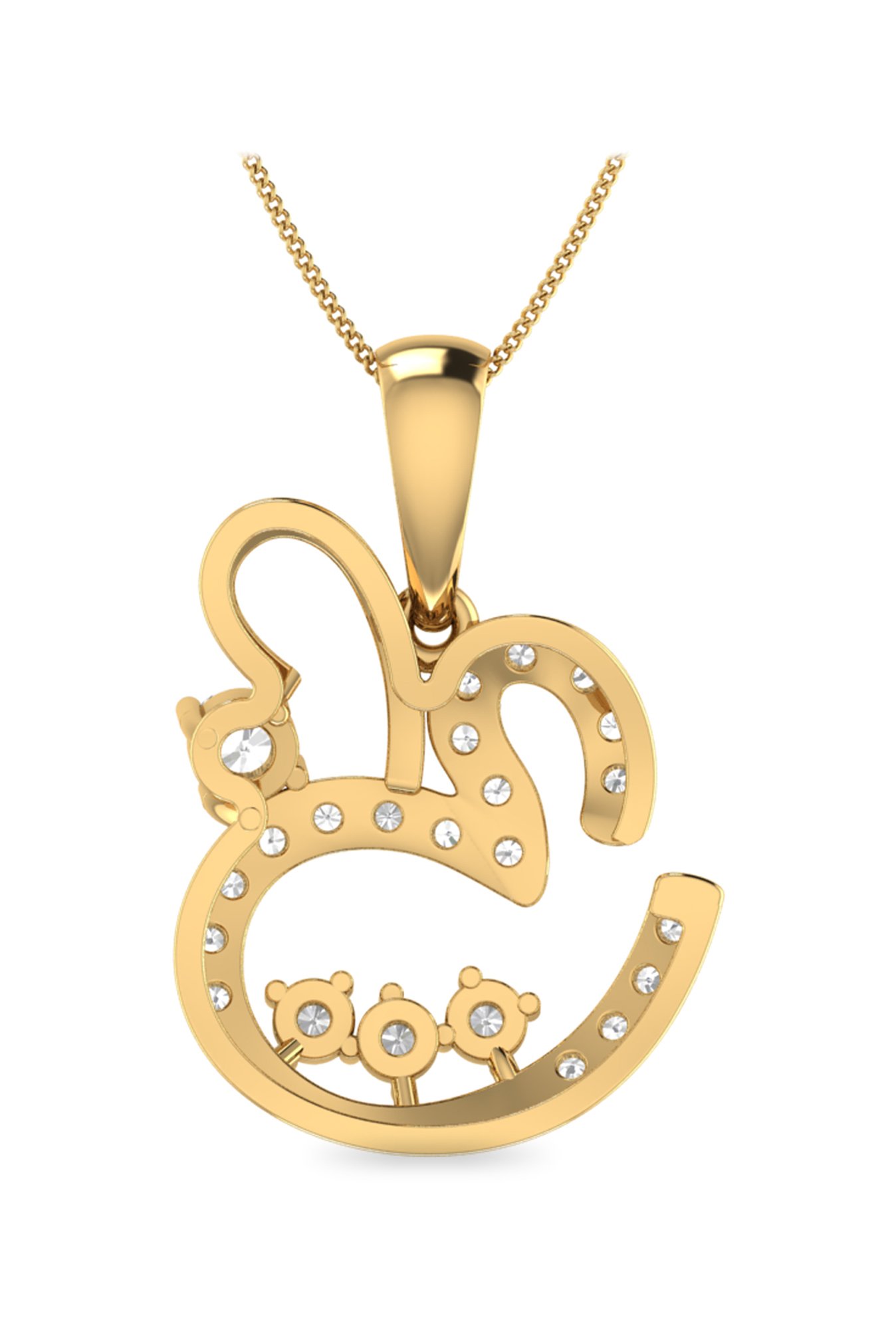 PC Jeweller Rudra 22 kt Gold Pendant without Chain