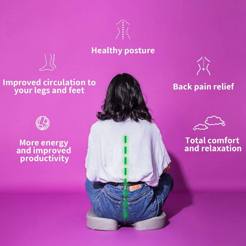 Coop Home Goods Ventilated Orthopedic Seat Cushion