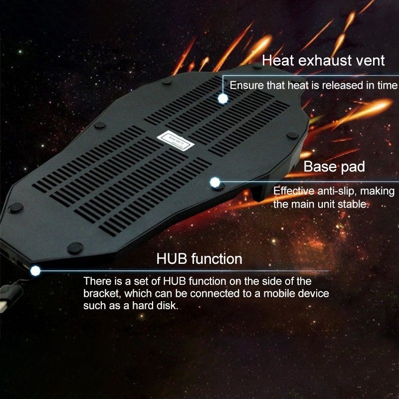 Multi-function Host Machine Dissipate Heat Game Handle Charging Base Holder for PS4