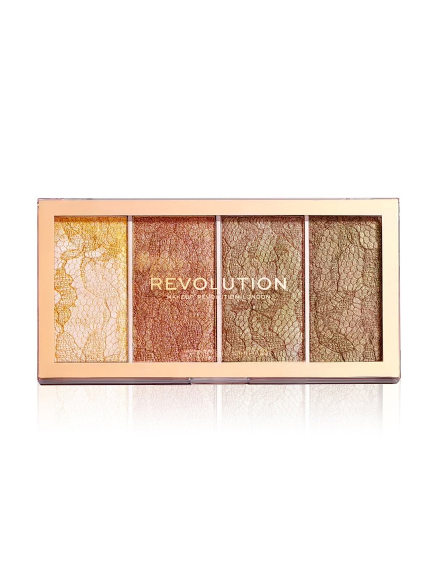 Makeup Revolution Highlighter Palette Vintage Lace - 20 gm