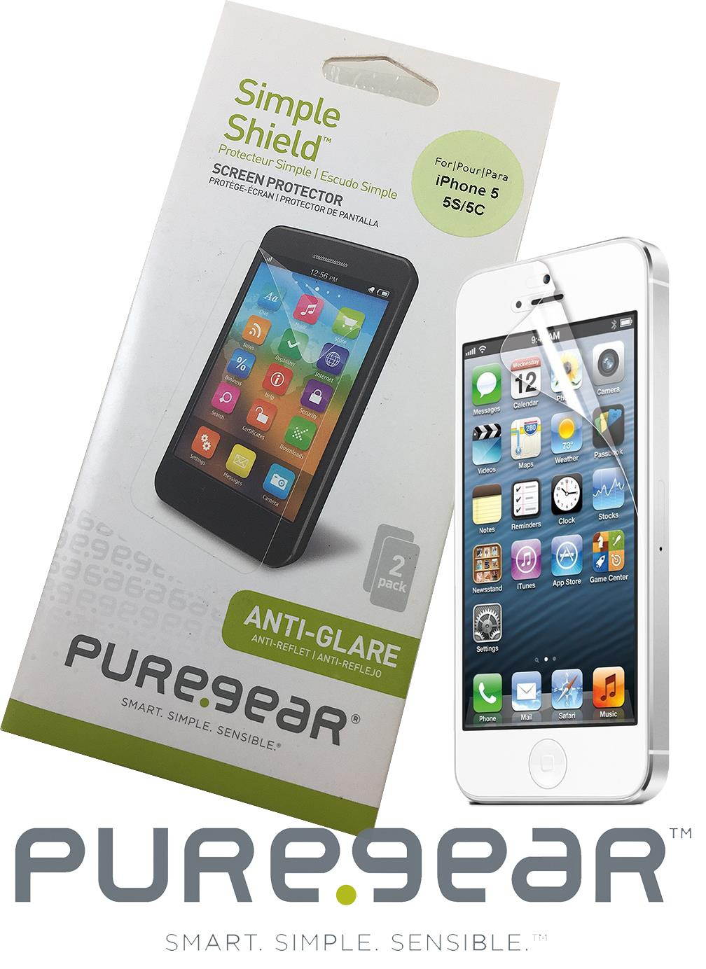 Puregear 0200101928 Simple Shield Film iPhone 5 - 118-1351
