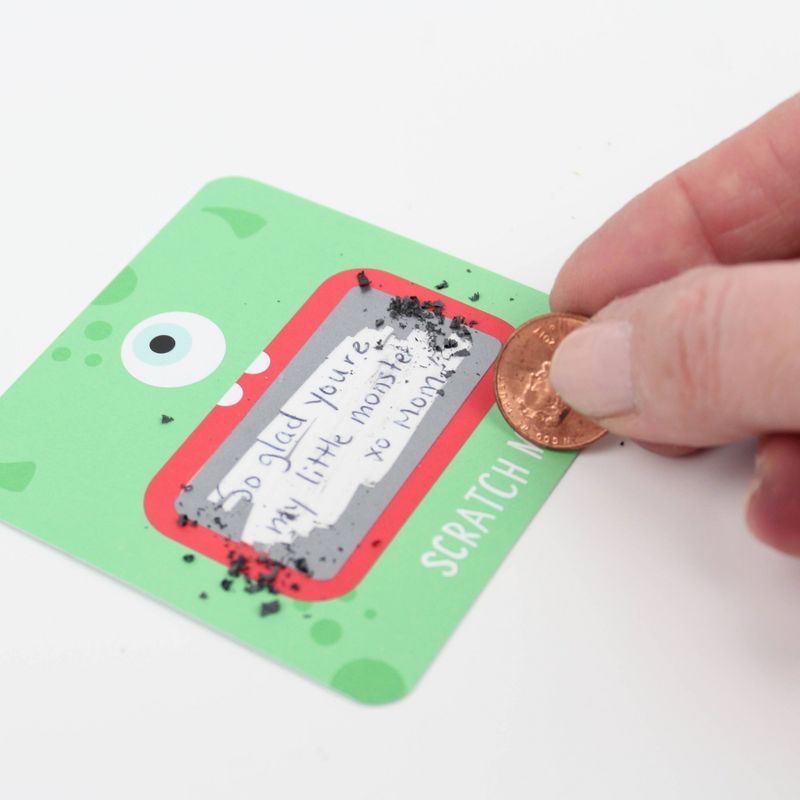 24ct Scratch Off Lunchbox Notes: Edition 6 Monster