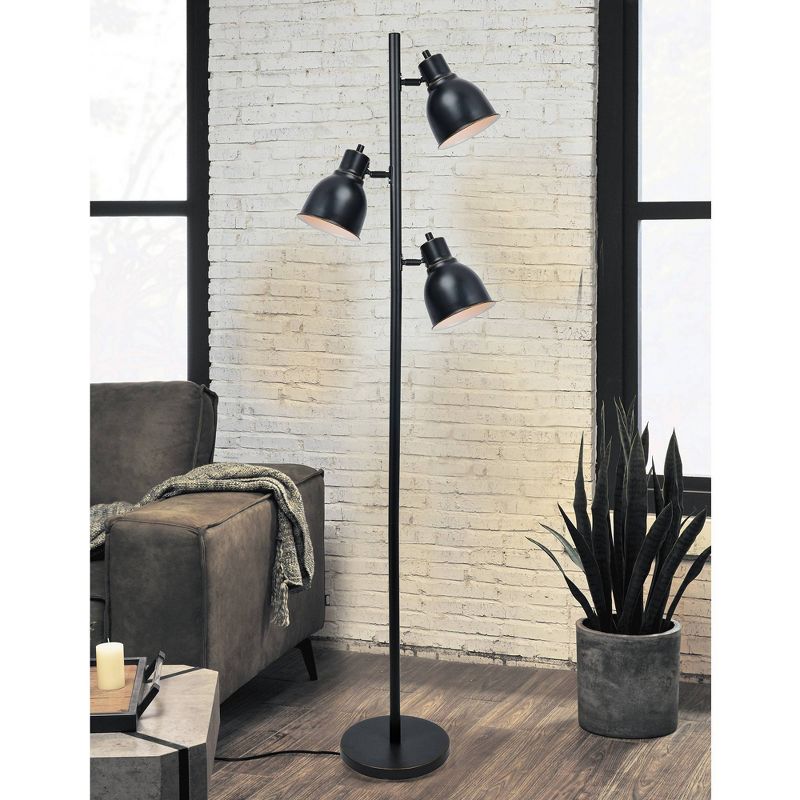 Galvin 3 Light Floor Lamp Dark Bronze  - Lite Source