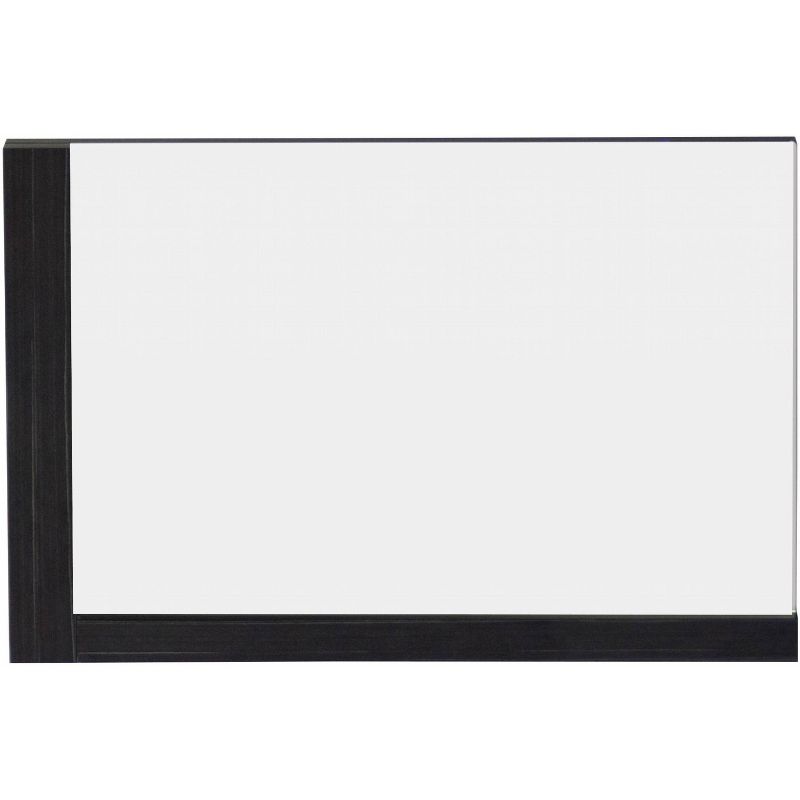 35.5" D1 Modern Plywood Melamine Mirror Dark Gray - American Imaginations
