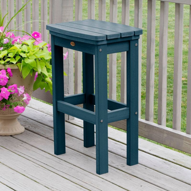 Lehigh Bar Height Patio Stool Nantucket Blue - highwood