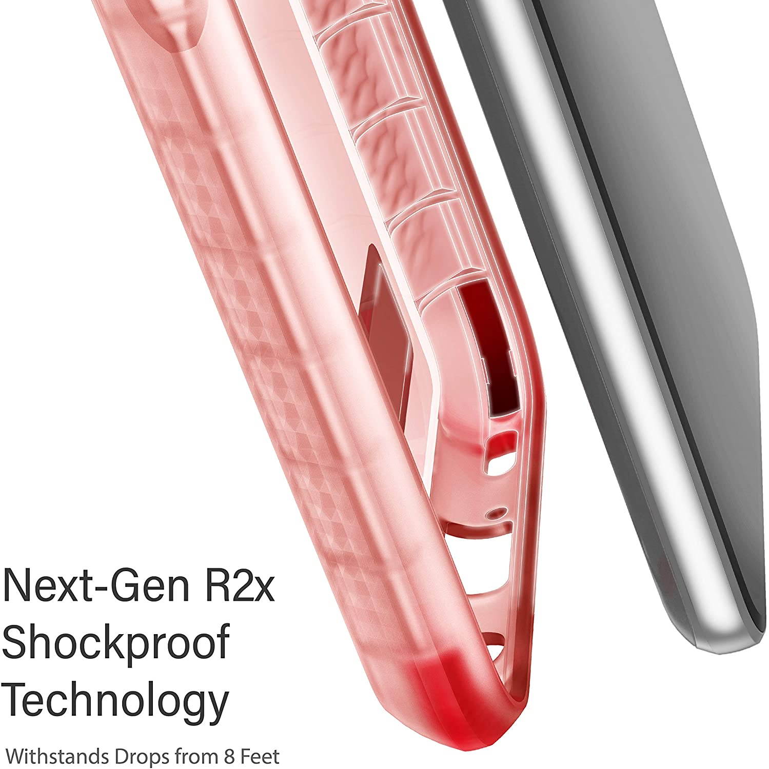 Ghostek Covert LG Velvet Case Clear with Kickstand and Grip Bumper Slim Phone Cover Ultra Thin Shockproof Design Heavy Duty Protection Wireless Charging for 2020 LG Velvet 5G (6.8 Inch) - (Smoke)