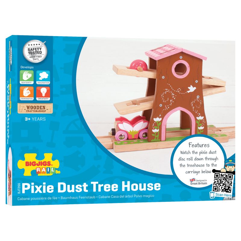 Bigjigs Rail Pixie Dust Tree House Wooden Railway Train Set Accessory