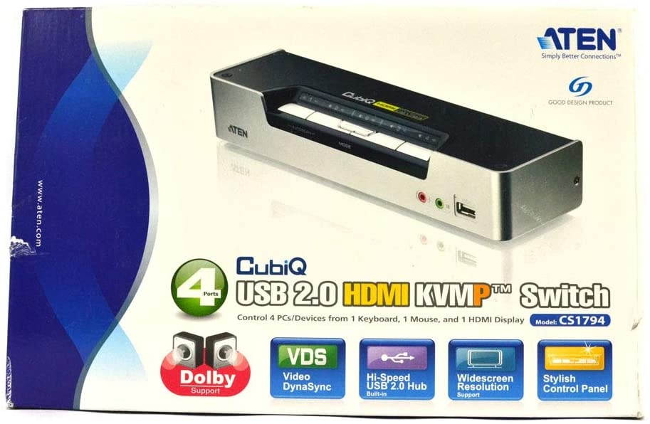 ATEN CS1794 4-Port HDMI USB High Definition Digital KVMP Switch