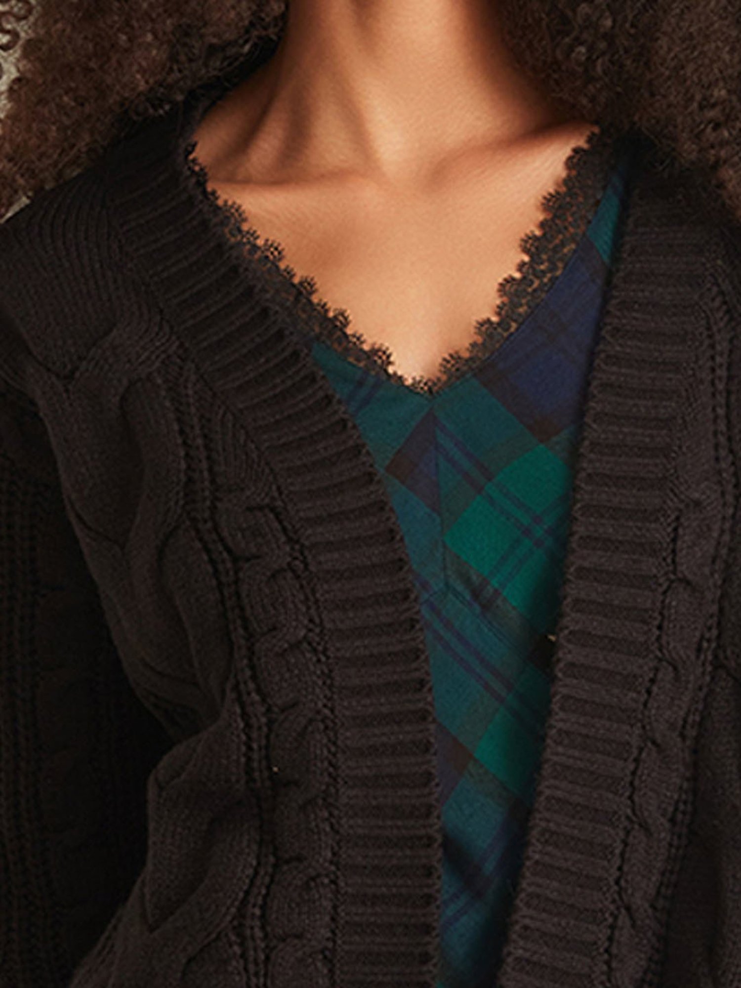 Cover Story Black Long Cardigan