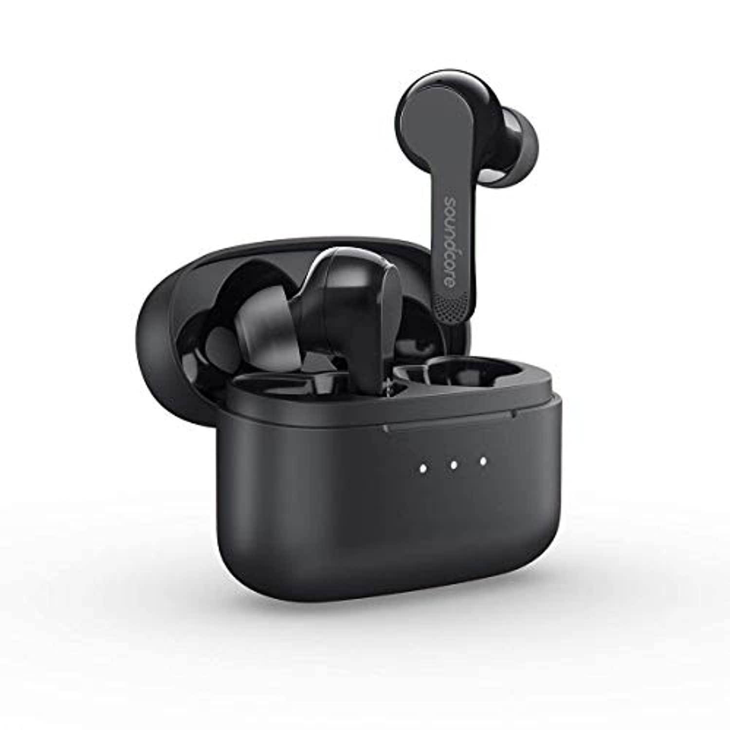 soundcore anker liberty air true-wireless earphones with charging case, bluetooth 5, touch control earbuds(renewed)