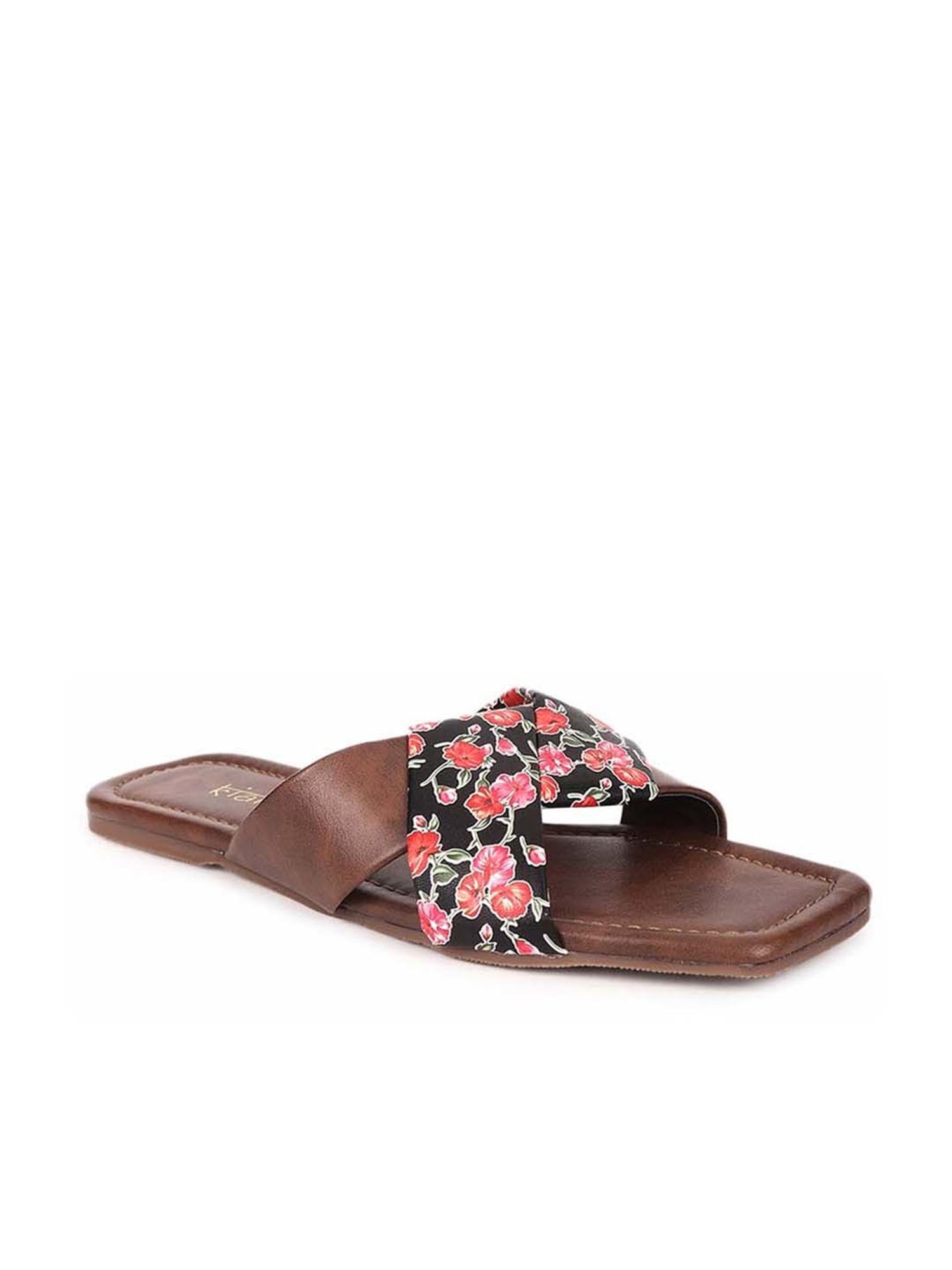 Kiana Women's Brown Casual Sandals