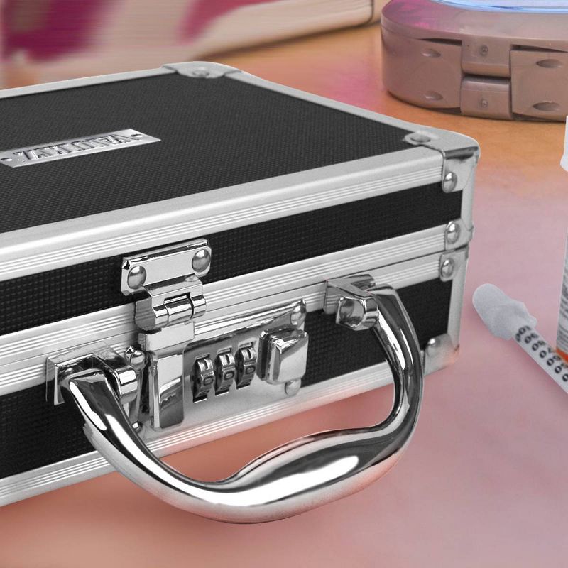 Vaultz Locking Medicine Case - Black