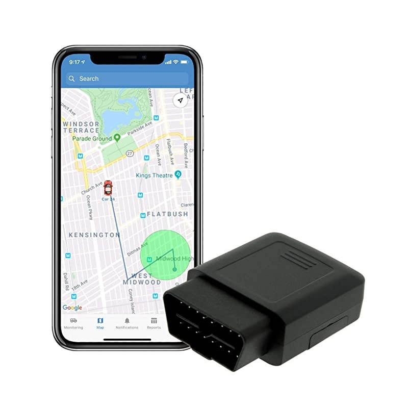TrackPort OBDII 4G GPS Tracker For Vehicles Track Car Location and Speed with Mini OBD Tracking Device | Monitor Kids and Vehicles Flexible Service Plans