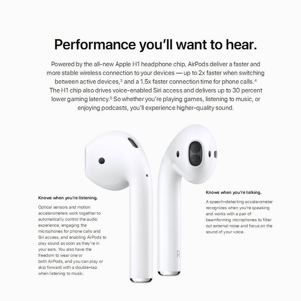Original Apple AirPods 1 with Charging Case Wireless Bluetooth Headphones Stereo Music Earphone for iPhone iPad Mac Apple Watch