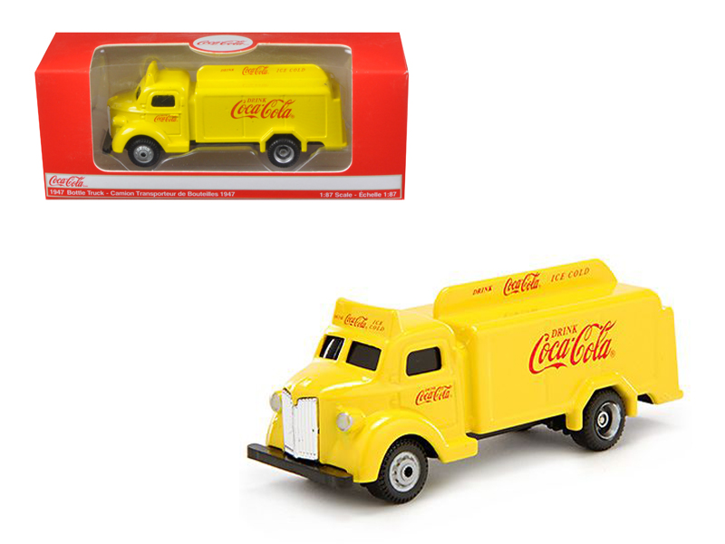 "Coca-Cola" Beverage Truck Red and White 1/87 Diecast Model by Motorcity Classics