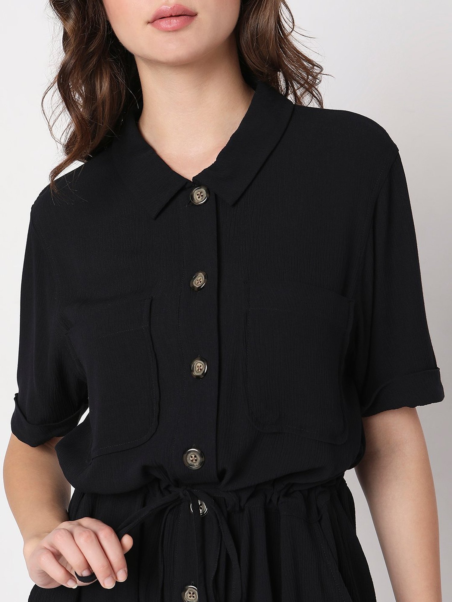 Vero Moda Black Playsuit