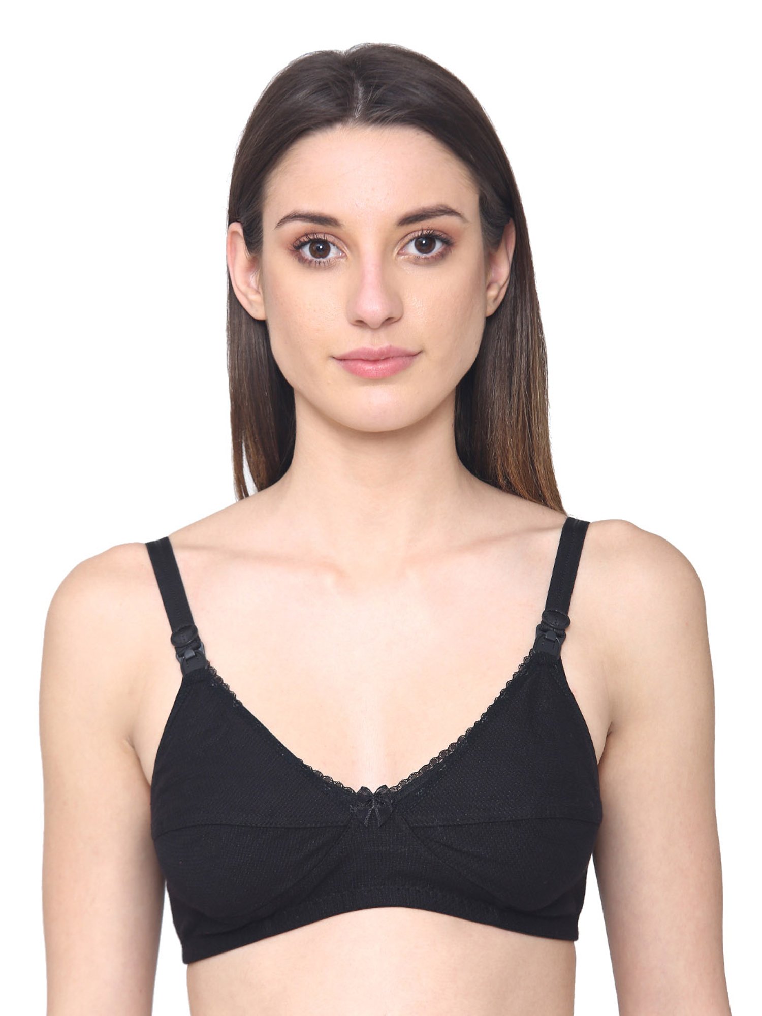 N-Gal Black Non Wired Non Padded Maternity Bra