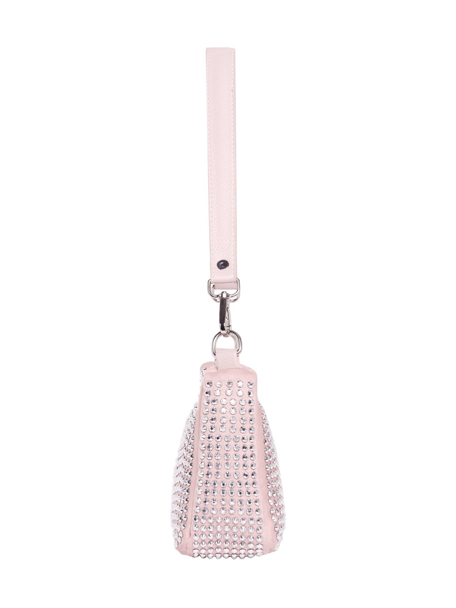 Lino Perros Soft Pink Studded Medium Shoulder Bag