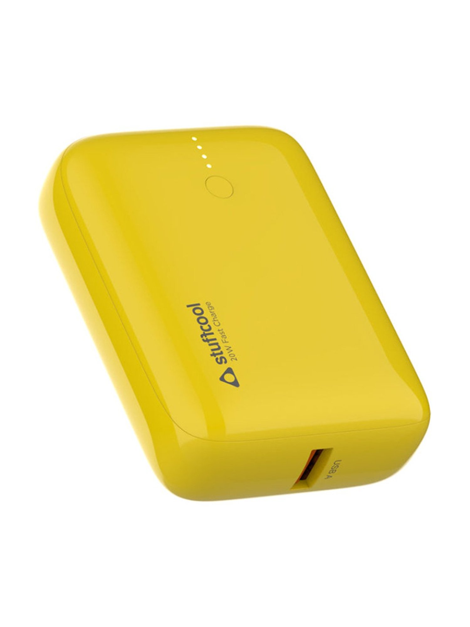 Stuffcool Palm Smallest 10000mAh PD20W Type C Powerbank (Yellow)