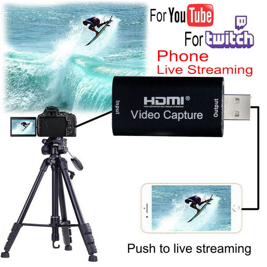 1080P HD HDMI Video Capture Card USB 2.0 for Game / Video Live Streaming