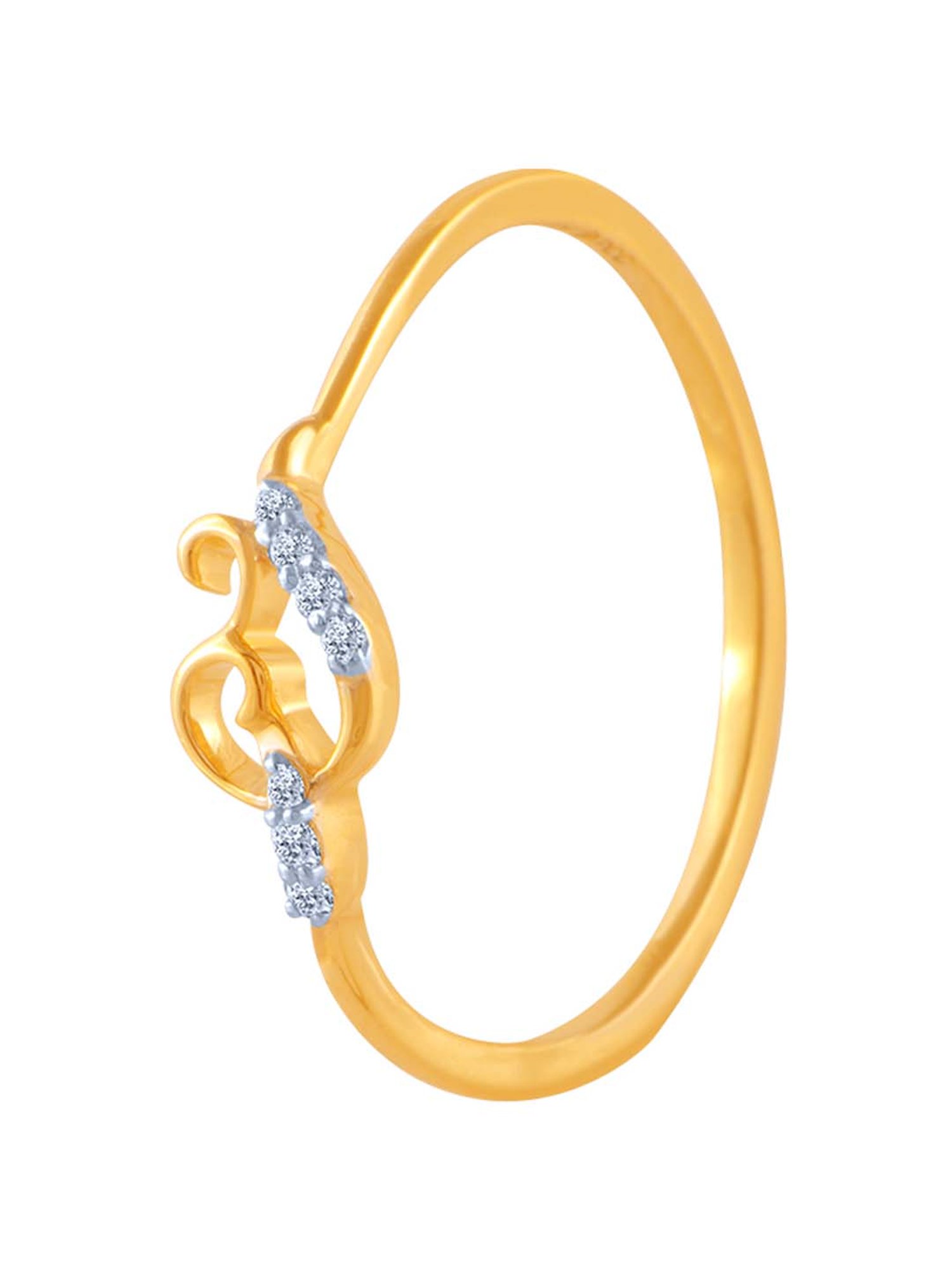 Mia By Tanishq Nature's Finest 14k Yellow Gold Radiant Sp Elegance Diamond Ring