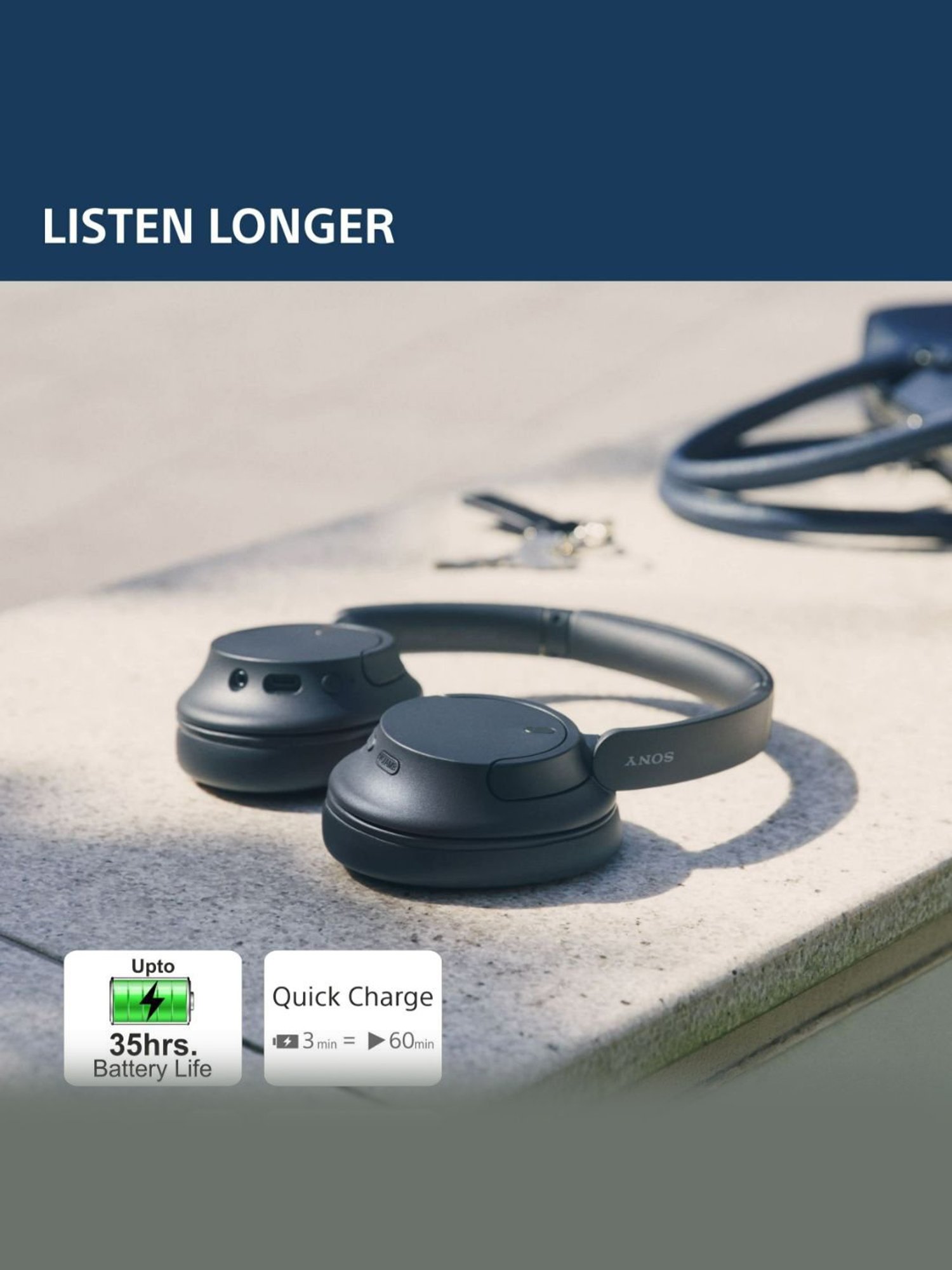 SONY MDR-XB450AP Headphone (Black)