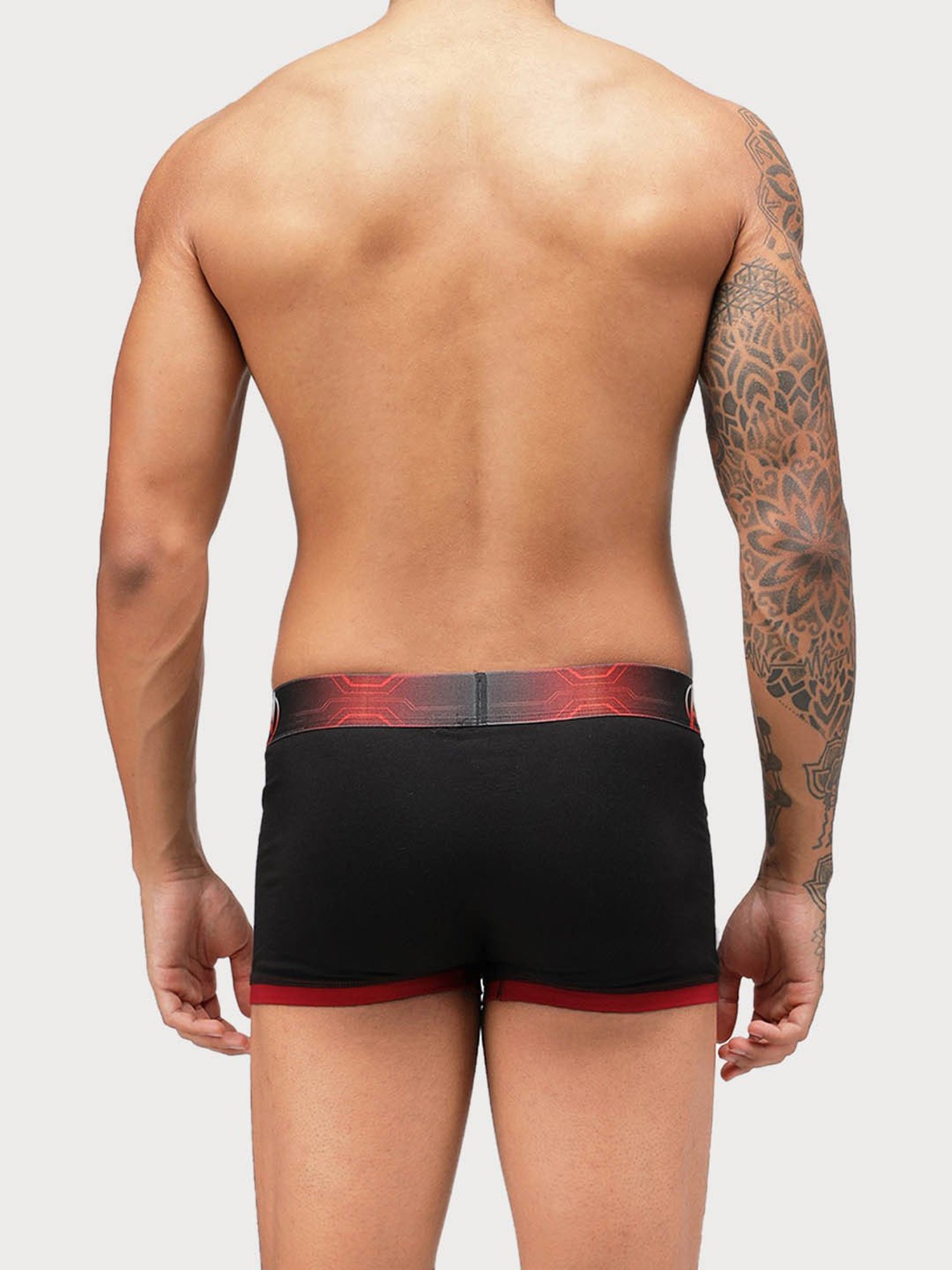 Zoiro Sky Driver & Chinese Red Regular Fit Trunks - Pack Of 2