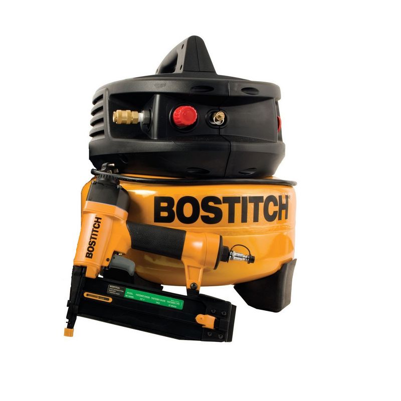 Bostitch U/CPACK1850BN 2 in. Brad Nailer and 2 HP Oil-Free Air Compressor Combo Kit