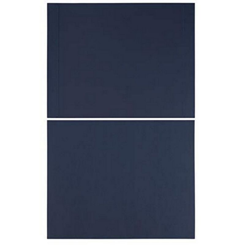 48-Pack Certificate Holder, Diploma Frame Single Sided for Letter Size Award, Navy, 11.2" x 8.8"