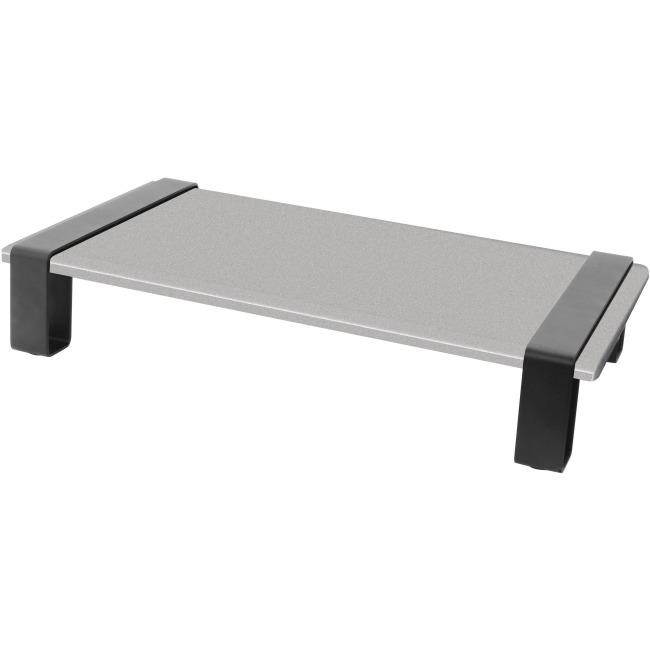 Kantek Monitor Stand 19-1/10"Wx10-1/5"Dx3-3/5"H Black/Gray MS730
