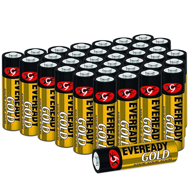 AA Batteries Gold 36 Count