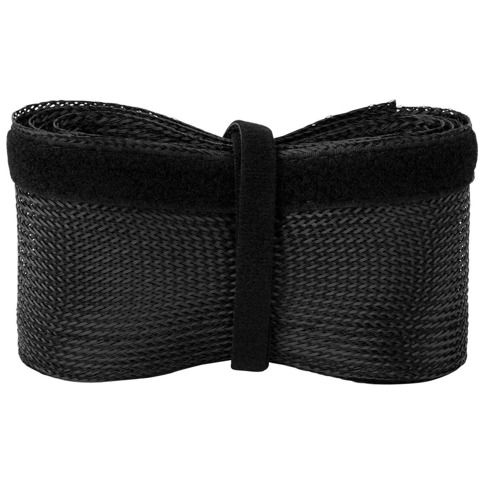 Audtek VCW9 Black Cable Wrap with Hook & Loop Seal 9 ft.