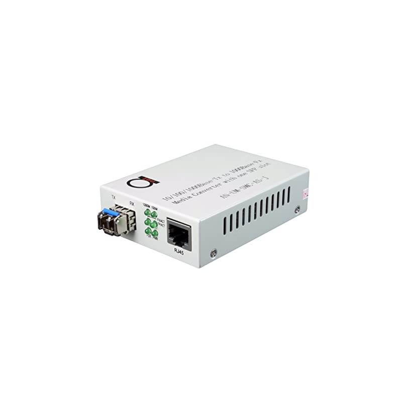 Mode LC Gigabit Fiber Media Converter - Includes LC SFP 20 km (12.42 Miles) LC &ndash; to UTP Cat5e Cat6 10/100/1000 RJ-45 &ndash; Auto Sensing Gigabit or Fast Ethernet Speed - Jumbo Frame - LLF Support