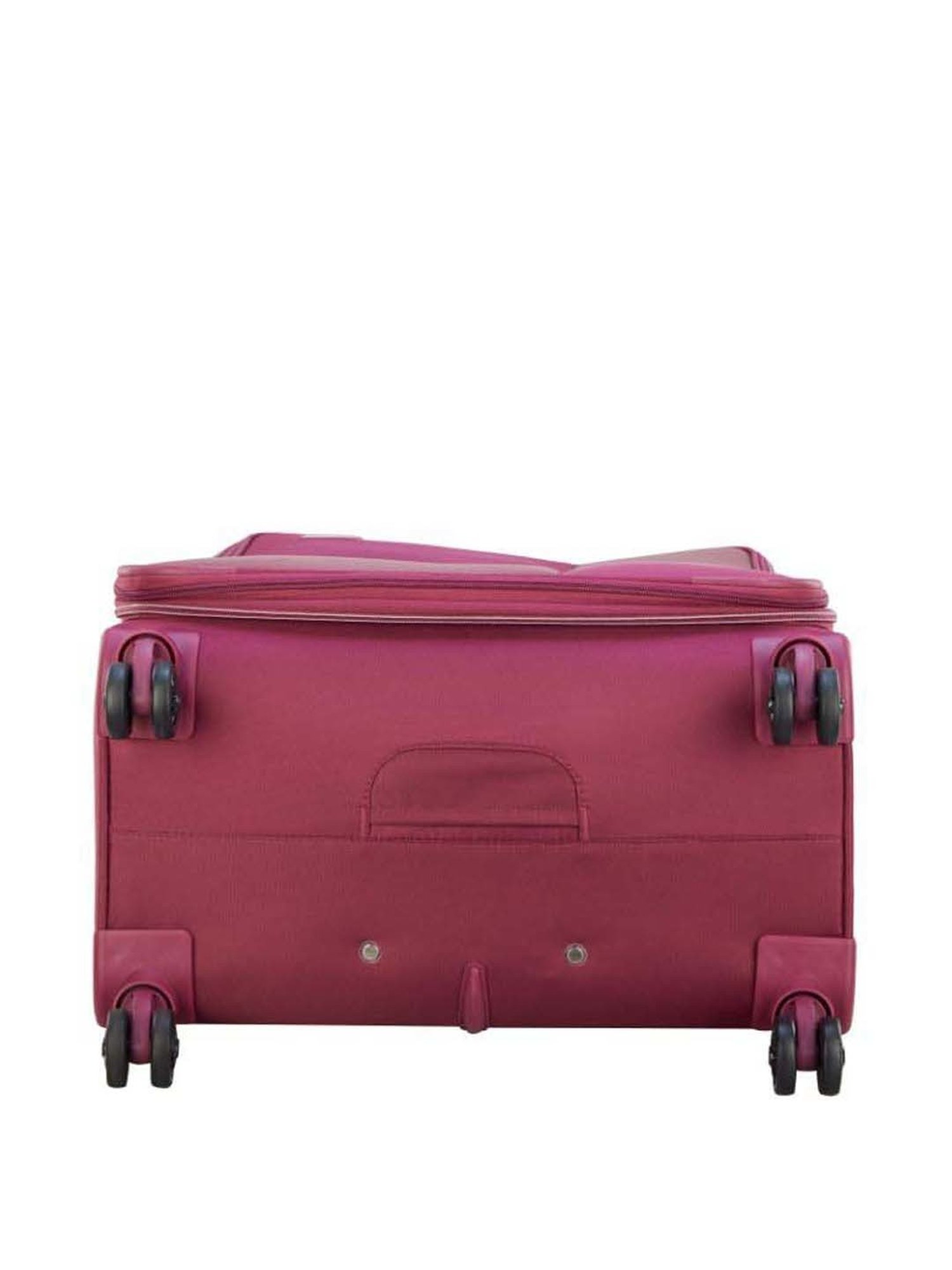 VIP Cardinal Str Exp Burgundy Striped Soft Large Trolley Bag - 51.5 cm