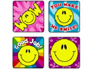 CARSON DELLOSA CD-0632 STICKERS SMILE FUN 120 PACK ACID AND LIGNIN FREE