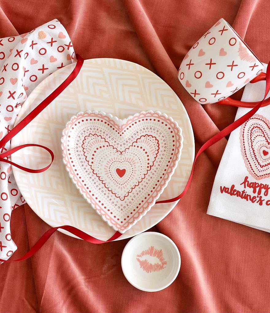 Coton Colors Valentine's Collection Kisses Dipping Bowl