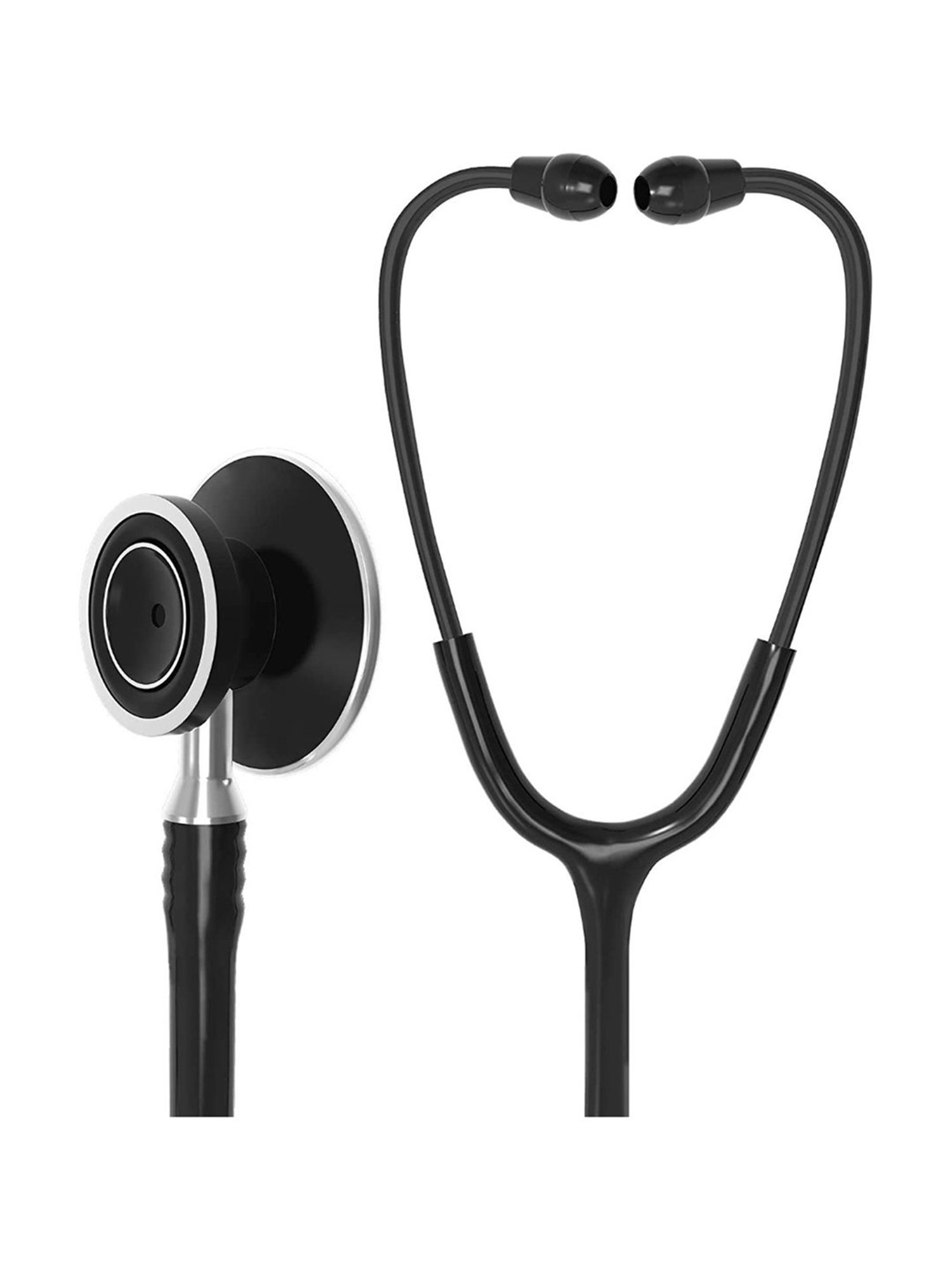 MCP Anchor Aluminum Dual Head Stethoscope for Doctors and Medical Students (Black)