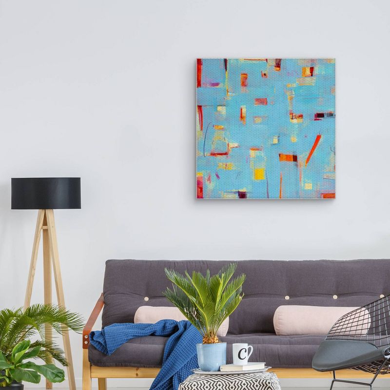 24" x 24" Frosted Window 2 by Akiko Hiromoto Art on Canvas - Fine Art Canvas