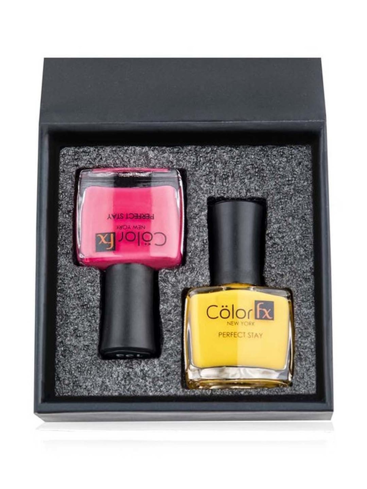 Color Fx Non Toxic Nail Polish Gift Set of 2 Yellow & Pink