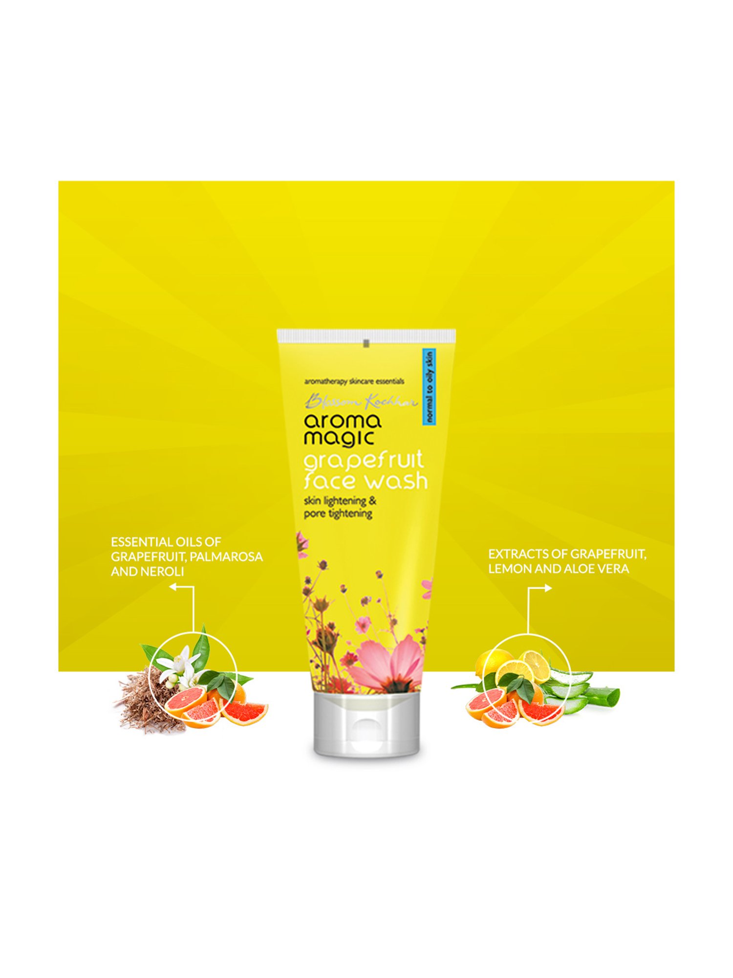 Aroma Magic Grapefruit Face Wash - 100 ml