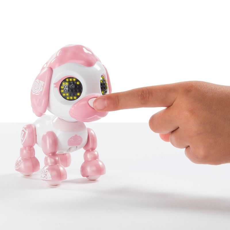 Zoomer Zupps Royal Pups Empress Poodle, Litter 4 - Interactive Puppy with Lights, Sounds and Sensors