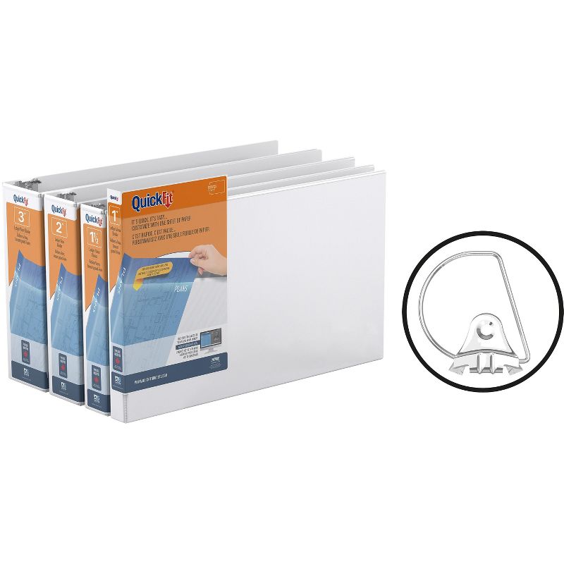 QuickFit Deluxe Heavy Duty 1.5 3-Ring View 94020